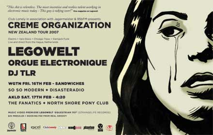 Creme Organisation NZ tour